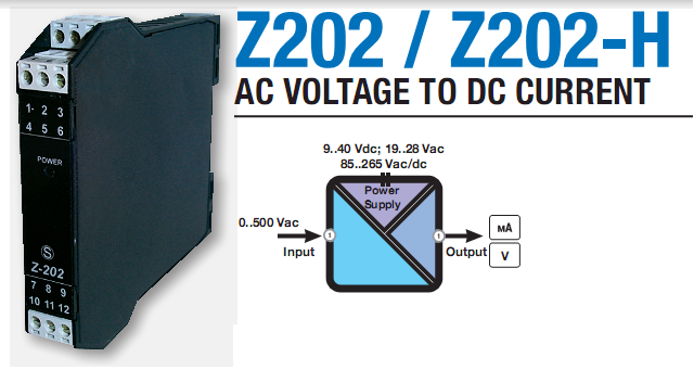 Chuyển đổi điện áp nguồn AC sang 4-20mA