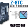 Chuyển đổi 8 kênh thermocouple sang Modbus RTU